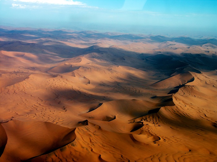 namib desert from space